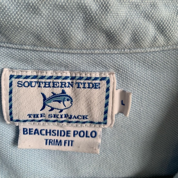 Southern Tide Beachside Polo Trim Fit Short Sleeve Shirt - Picture 3 of 4